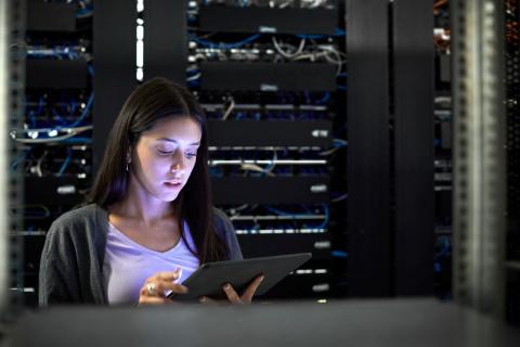 Firewall maintenance-girl